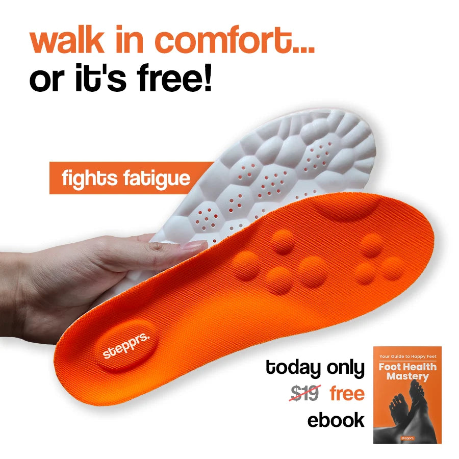Walk In Comfort Stepprs: Ultimate Massage Insoles – All-Day Comfort & Pain Relief